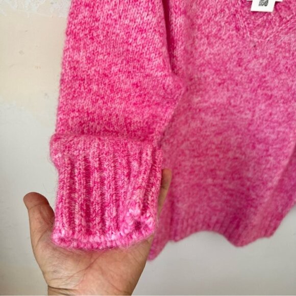 Zara, Women’s V-Neck Knit Sweater - Pink. Size: M - Picture 11 of 12